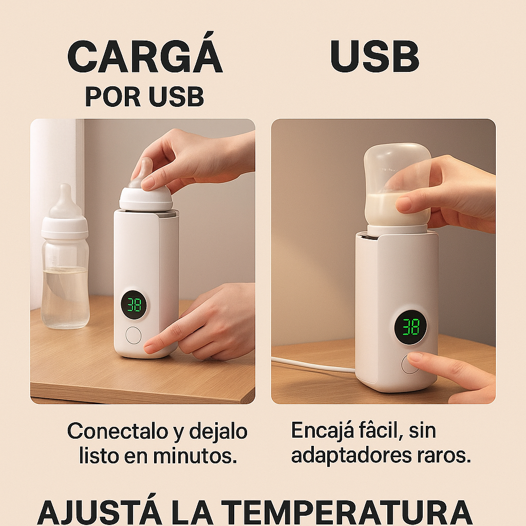 Calentador de mamadera recargable™