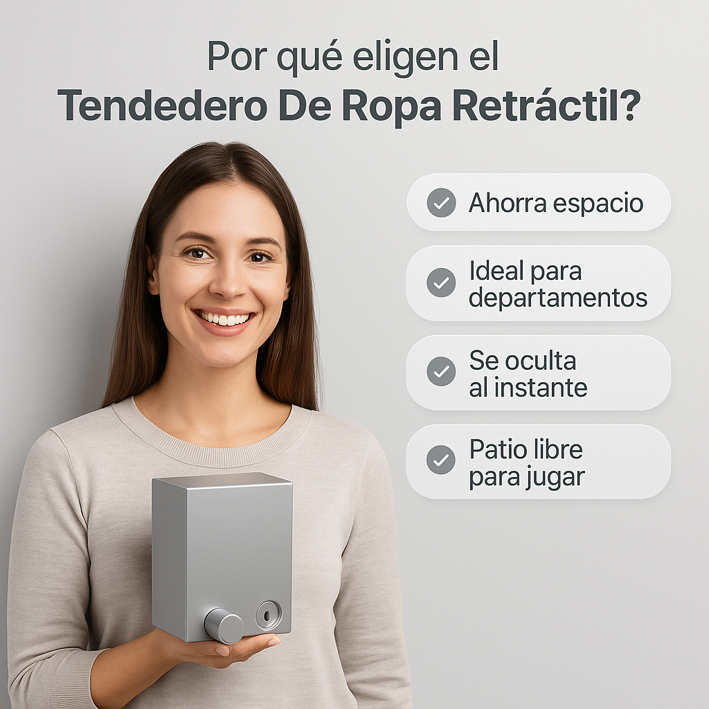 Tendedero De Ropa Retráctil ™