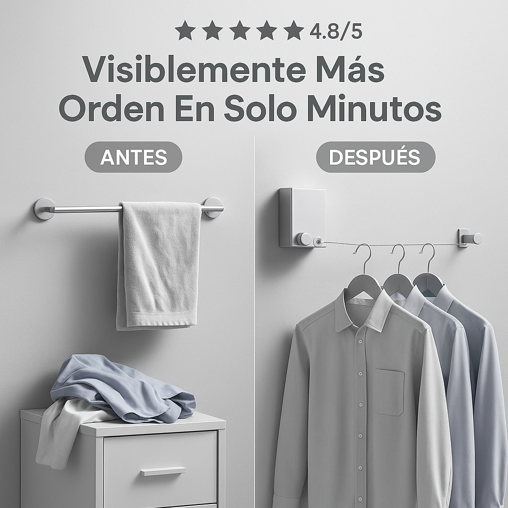 Tendedero De Ropa Retráctil ™
