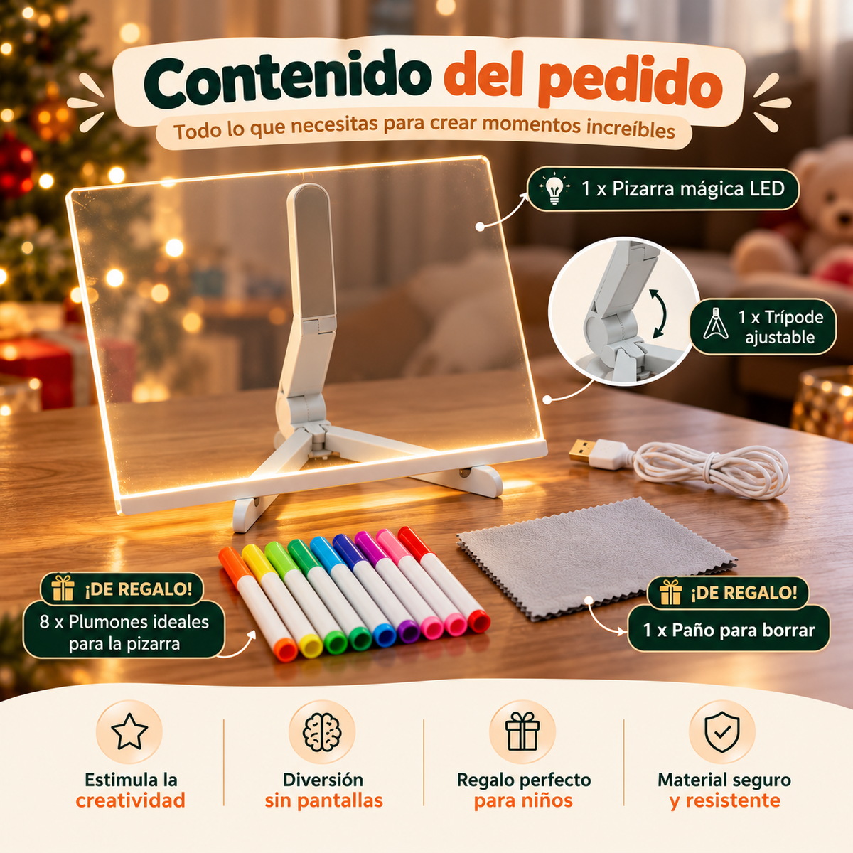 Pizarra Mágica Led Transparente ™