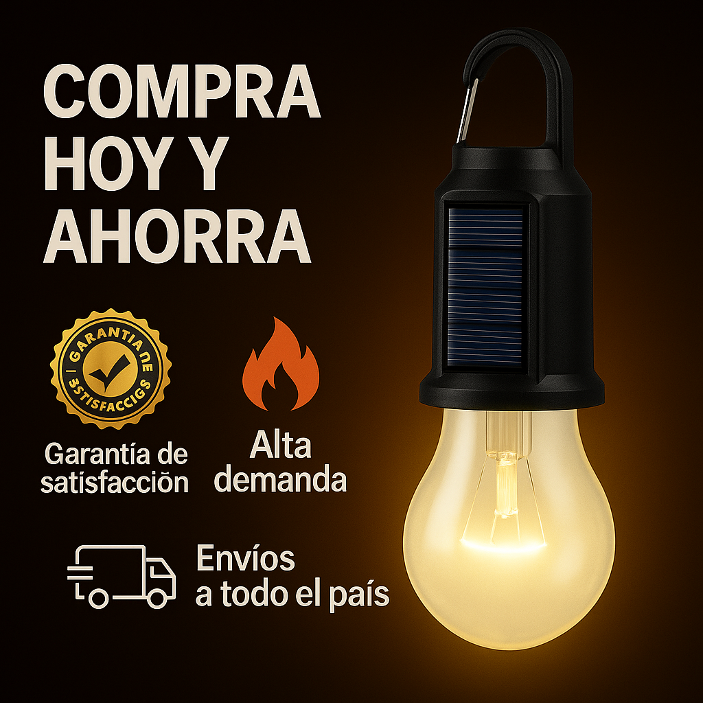 Pack  3 Ampolletas De Emergencia SOLAR