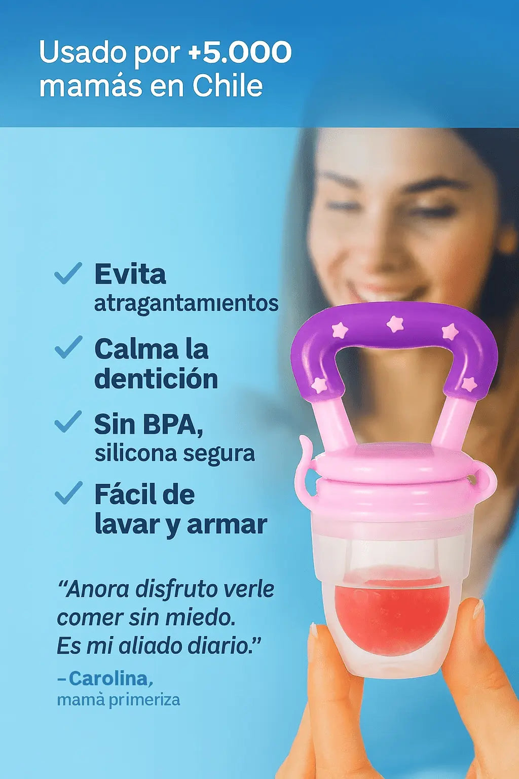 CHUPETE PORTA FRUTA LIBRE TIENDA SHELBY