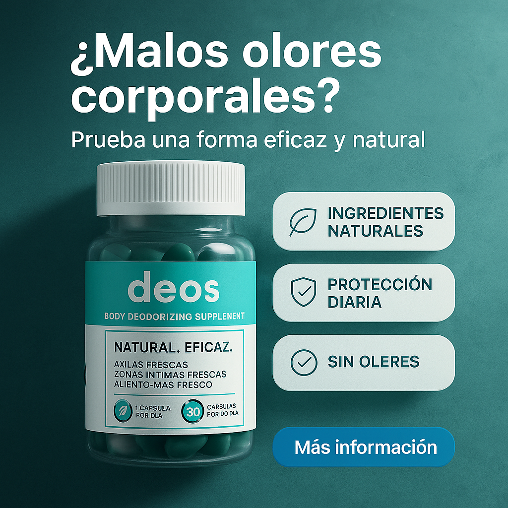 DEOS - Cápsulas Desodorantes Naturales