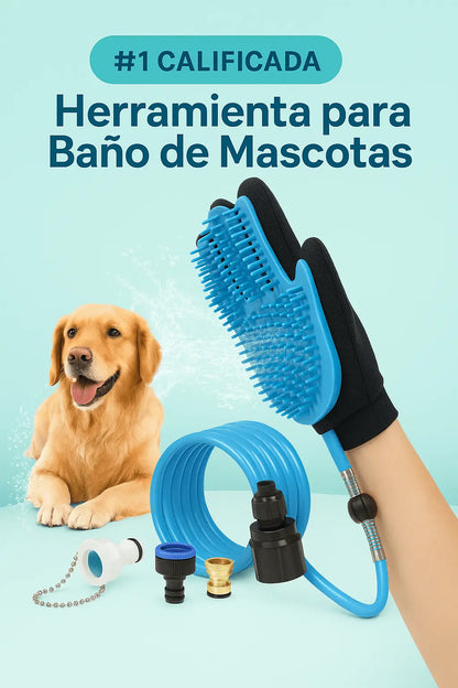 Guante Masajeador Baño Mascotas TIENDA SHELBY