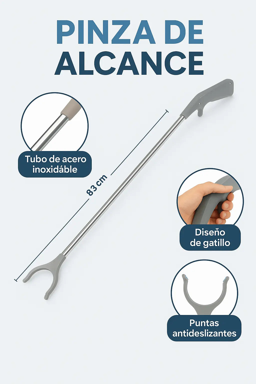 Pinza para levantar objetos adulto mayor ™ TIENDA SHELBY